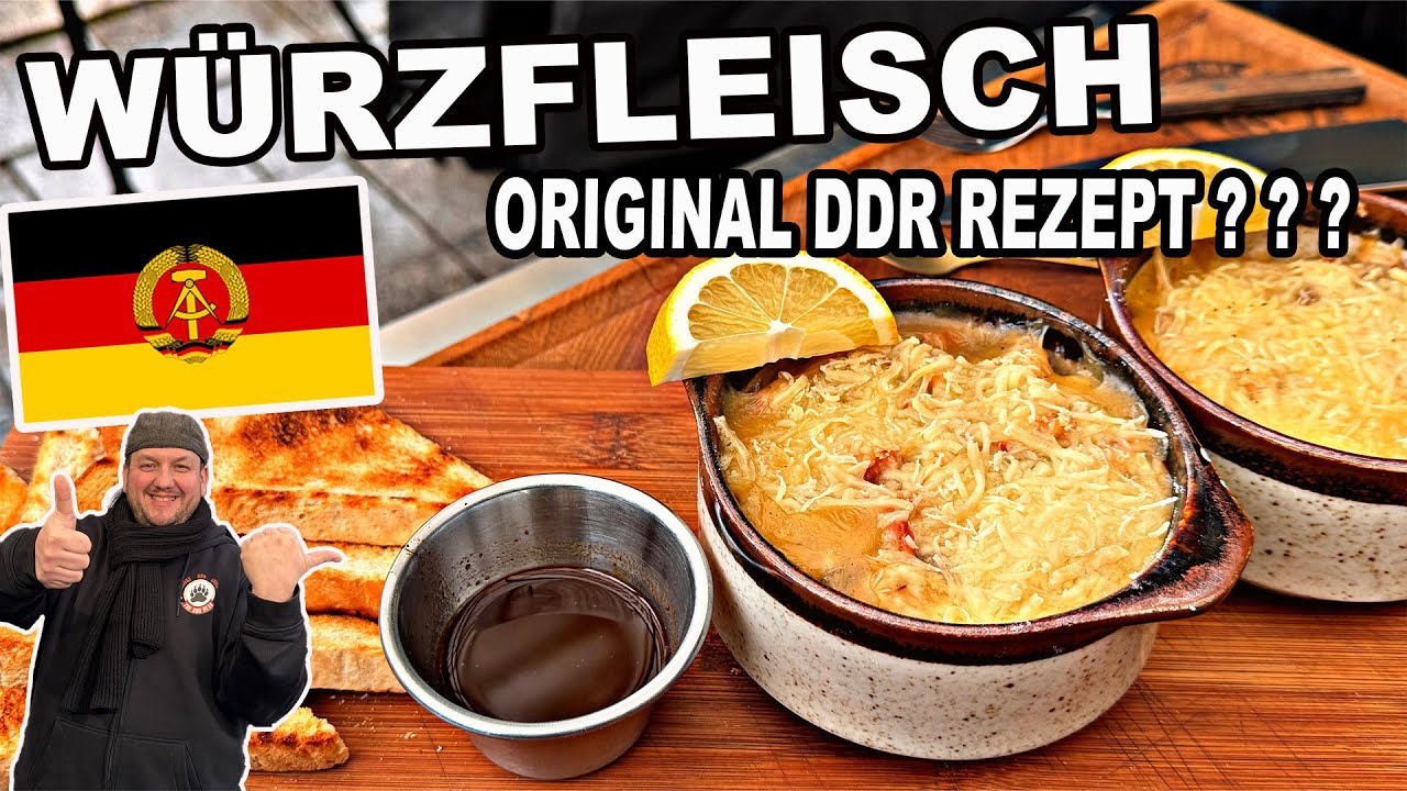 WÜRZFLEISCH wie in der DDR ORIGINALREZEPT  vom GRILL !!! | The BBQ BEAR