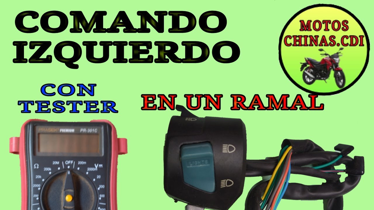 COMANDO IZQUIERDO😎. Explicación con Tester en el RAMAL
