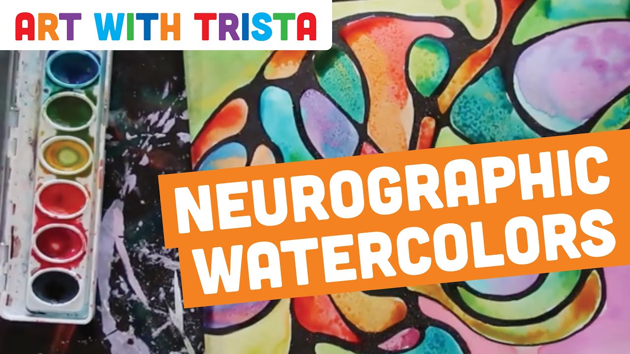 Neurographic Watercolor Painting Tutorial - Art With Trista