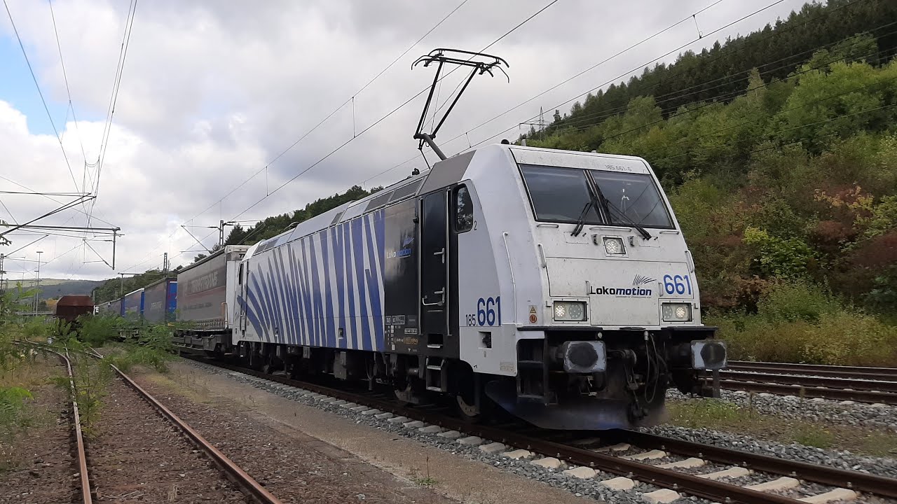 Führerstandsmitfahrt Fulda-München Ost Rbf, Baureihe 185, Teil 6 von Olching nach München Ost Rbf