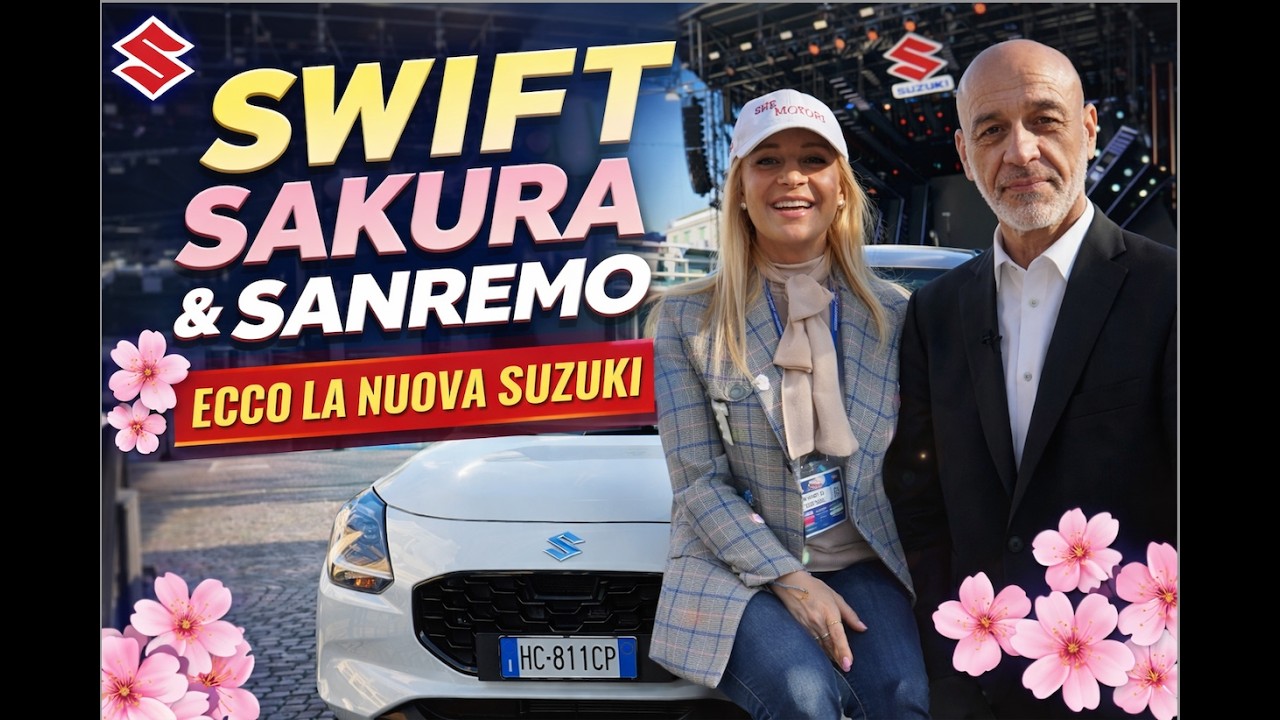 Suzuki accende Sanremo: Swift Sakura e il Suzuki Stage con Massimo Nalli