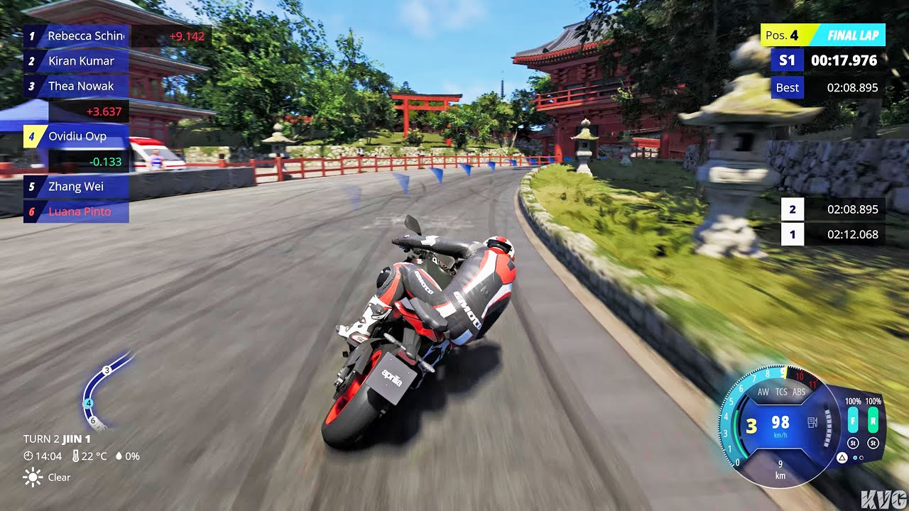 RIDE 6 - Aprilia RS 457 2024 - Gameplay (PS5 UHD) [4K60FPS]