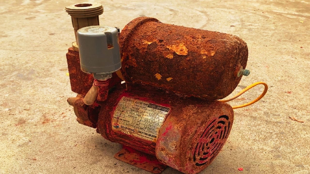 Restoration Old Rusty Automatic Pressure Water Pump - Restoration Skill