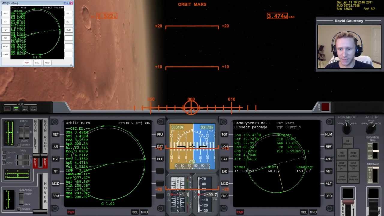 Orbiter 2010 - [Part 20] Absolute Beginner Guide - AeroBrake MFD 2