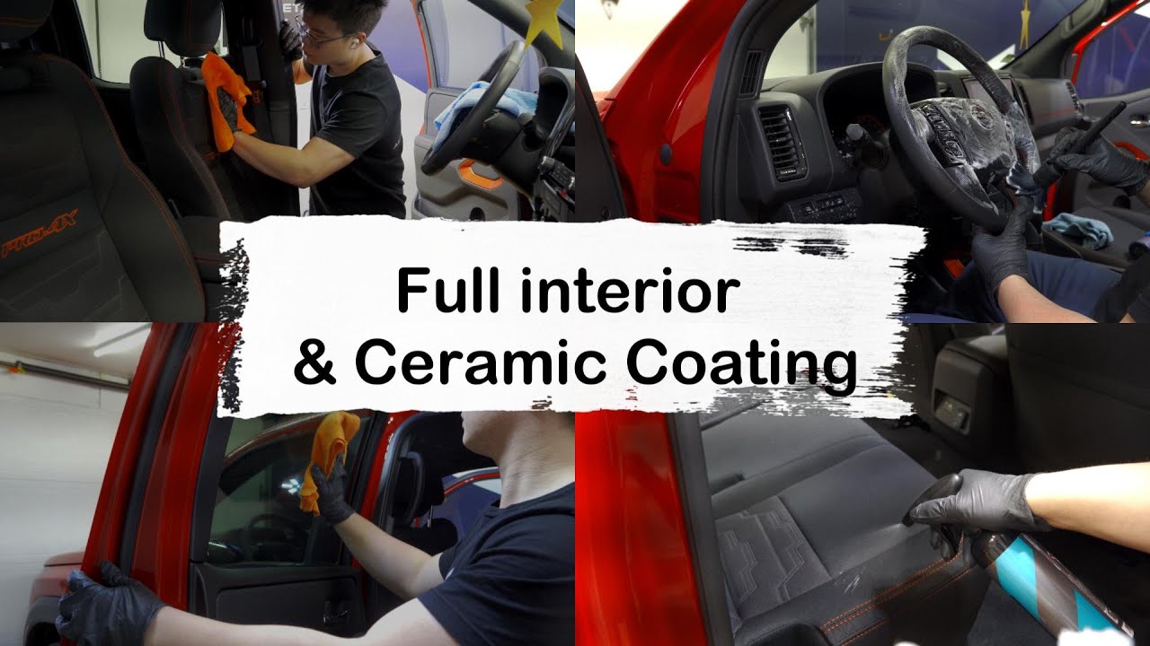 Nissan Frontier Pro4x | Full Interior Detail & Interior Ceramic Coating - ASMR