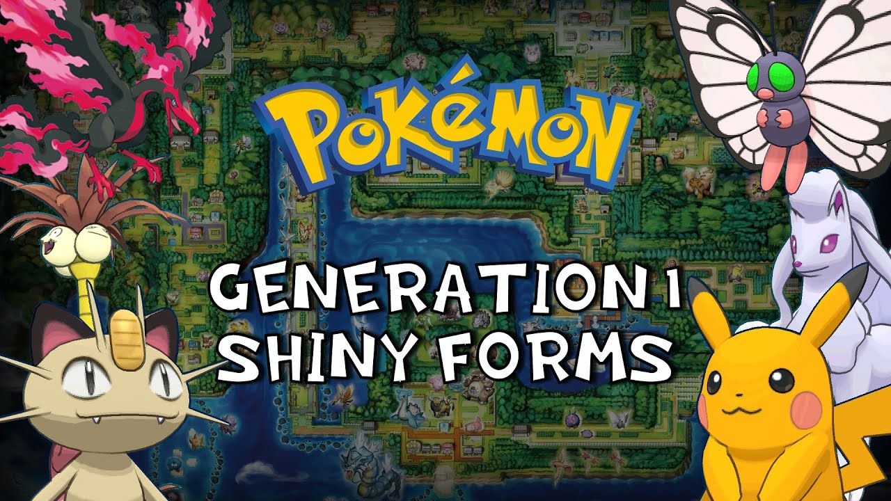 Discussing (and fixing) every Shiny Form - Generation 1