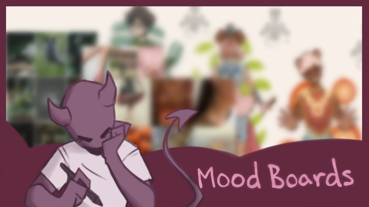 Turning Mood Boards Into Characters! - Speedpaint