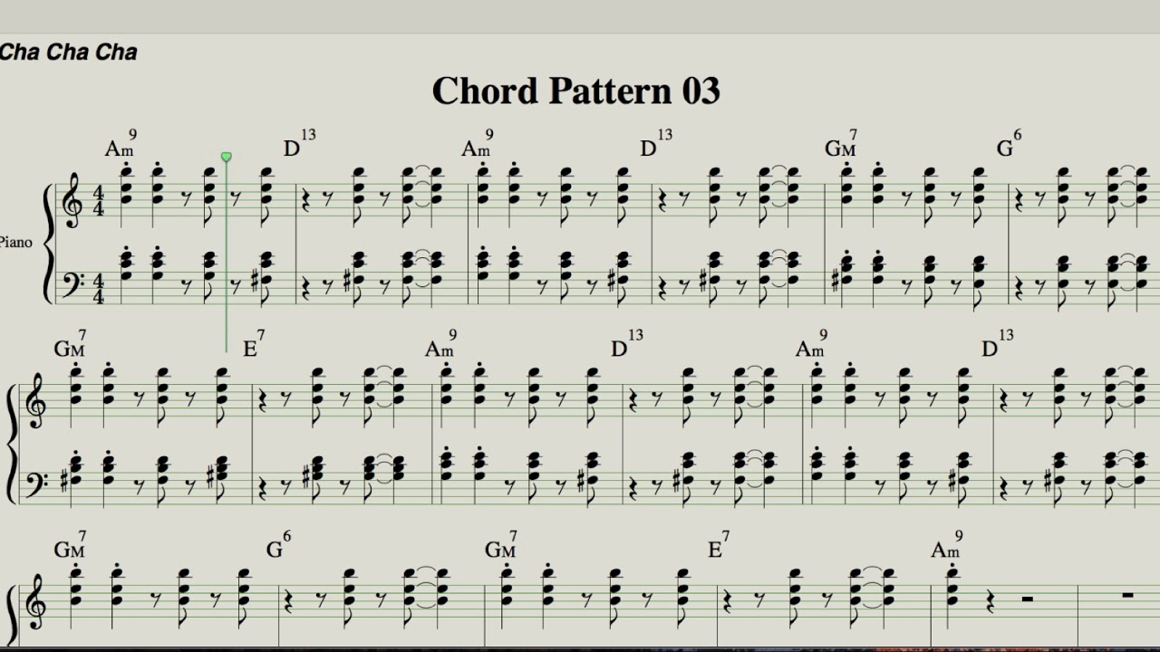 PianoStyles | Cha Cha Cha - Latin Afro-Cuban