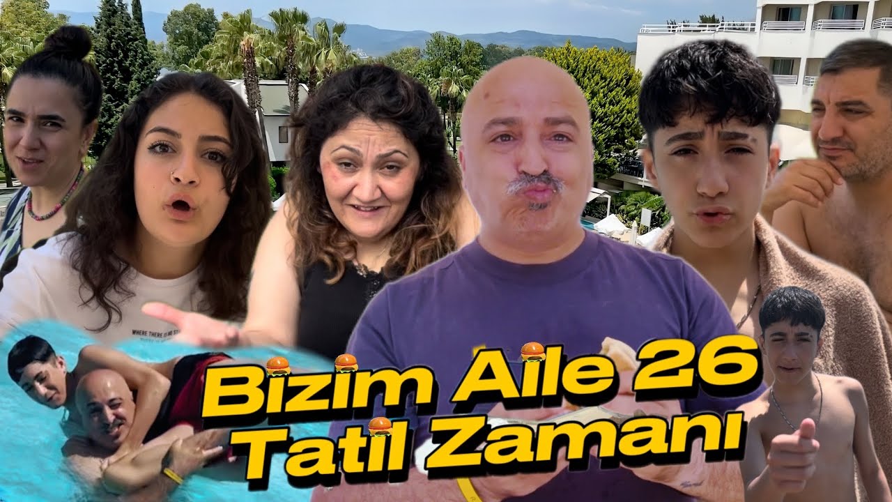Bizim Aile Tatil Zamanı 26 &lsquo;ıncı B&ouml;l&uuml;m (Komedi Seri}#komik #kısafilm #aile #tatil