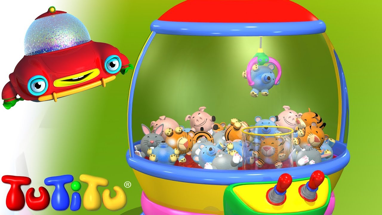 🎁TuTiTu Builds a Crane Game - 🤩Fun Toddler Learning with Easy Toy Building Activities🍿