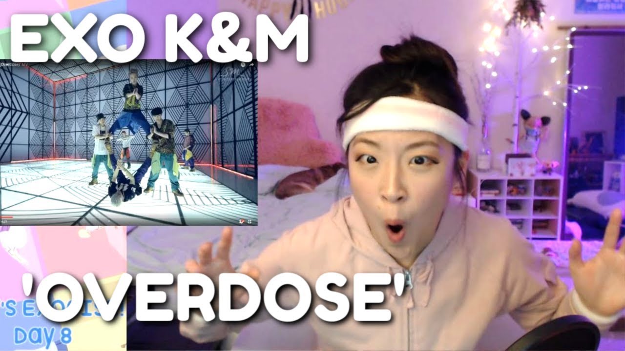 EXO-K & EXO-M 'Overdose' (중독) (上瘾) MV REACTION | EXO-CISE WITH ME (Day 8)