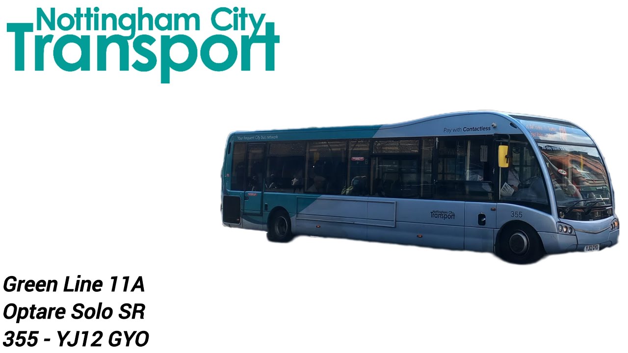 NCTX Buses 355 - YJ12 GYO | Optare Solo SR | Green Line 11A