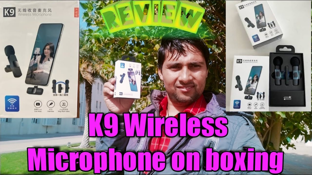 K9 Dual Wireless Microphone review and on boxing How to use K9 Wireless Microphone #sushilneupane6