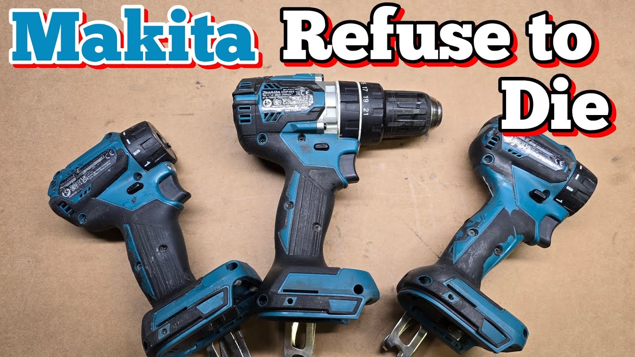 Видео по ремонту дрели Makita. Эти дрели Makita просто отказываются ломаться. Невероятно маленька...