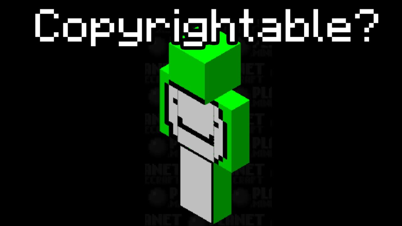 Can you copyright a Minecraft skin?