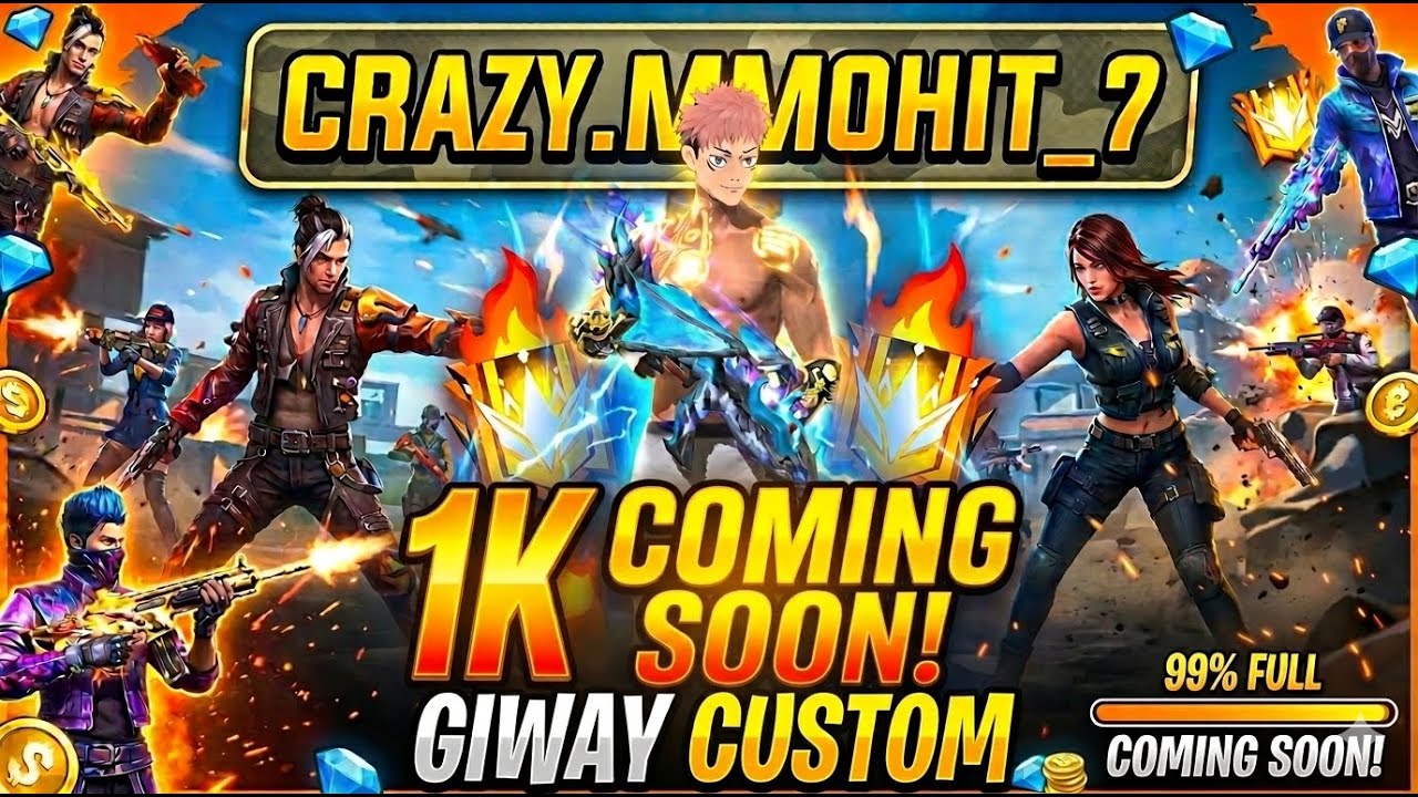 ff UID check and reaction or 1k comming soon 🙏and spicial giway