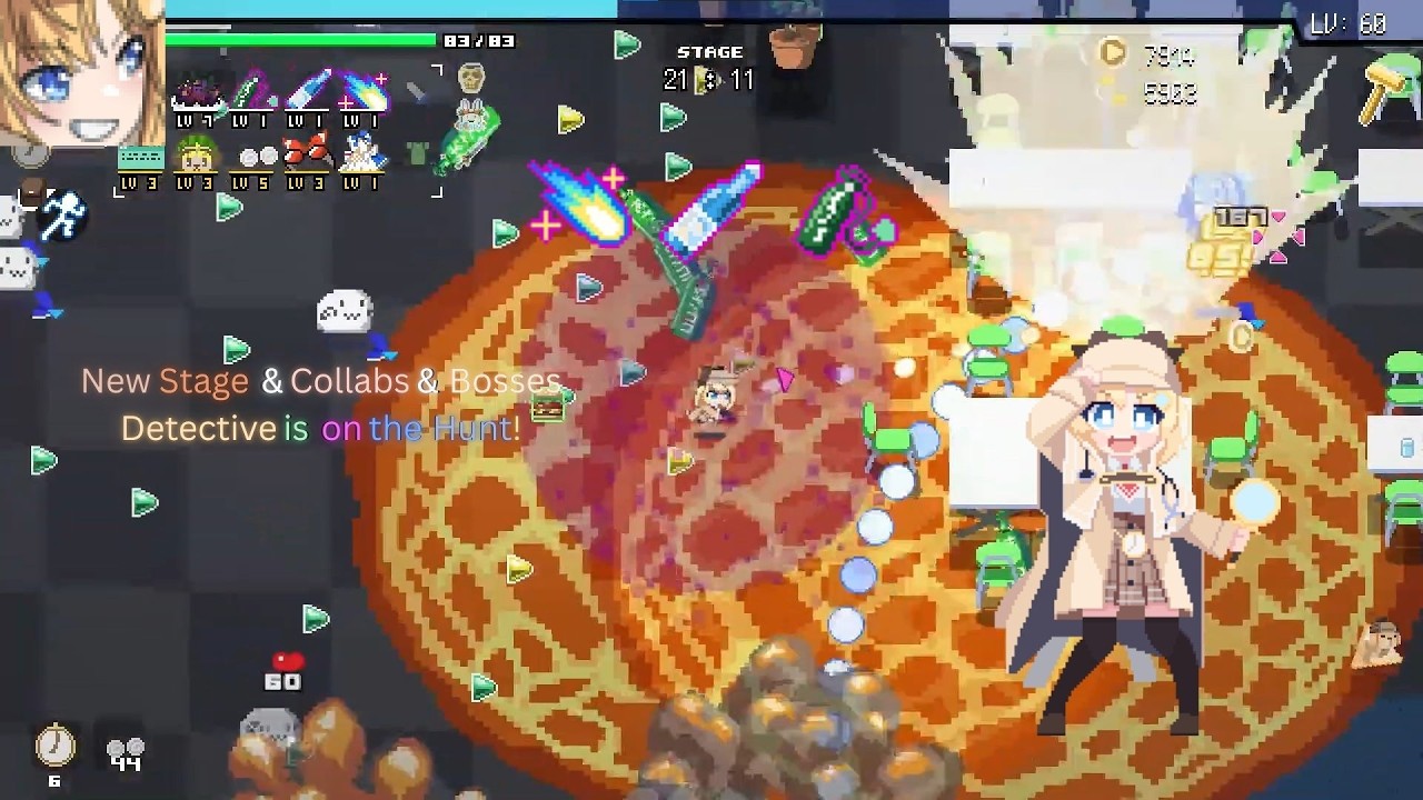 Hololive Office?? New Stage & Bosses. Amelia Watson on the Run! - Holocure (MY/ID/EN)