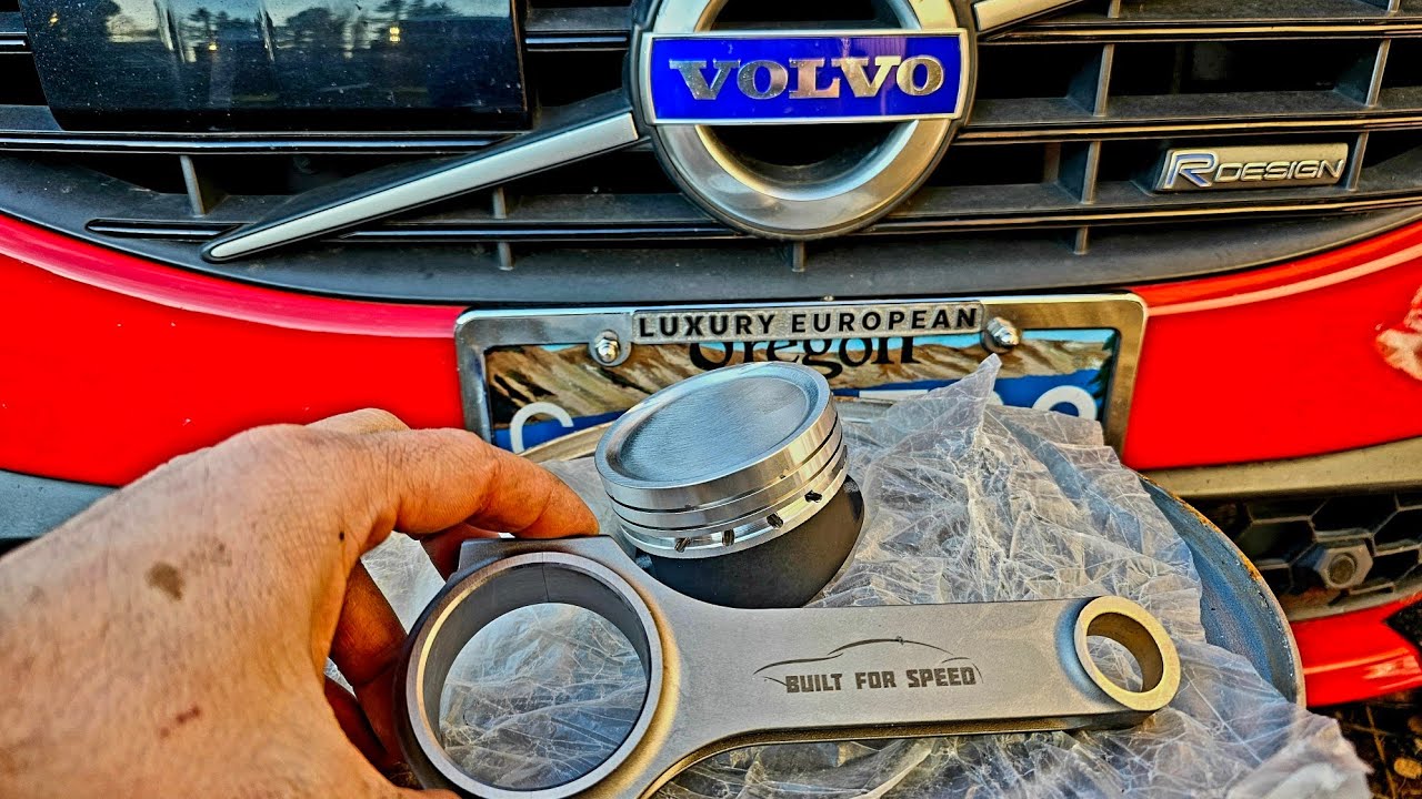 Volvo S60 T6 B6304t4 Forged Rods And Pistons.  Engine Build Update
