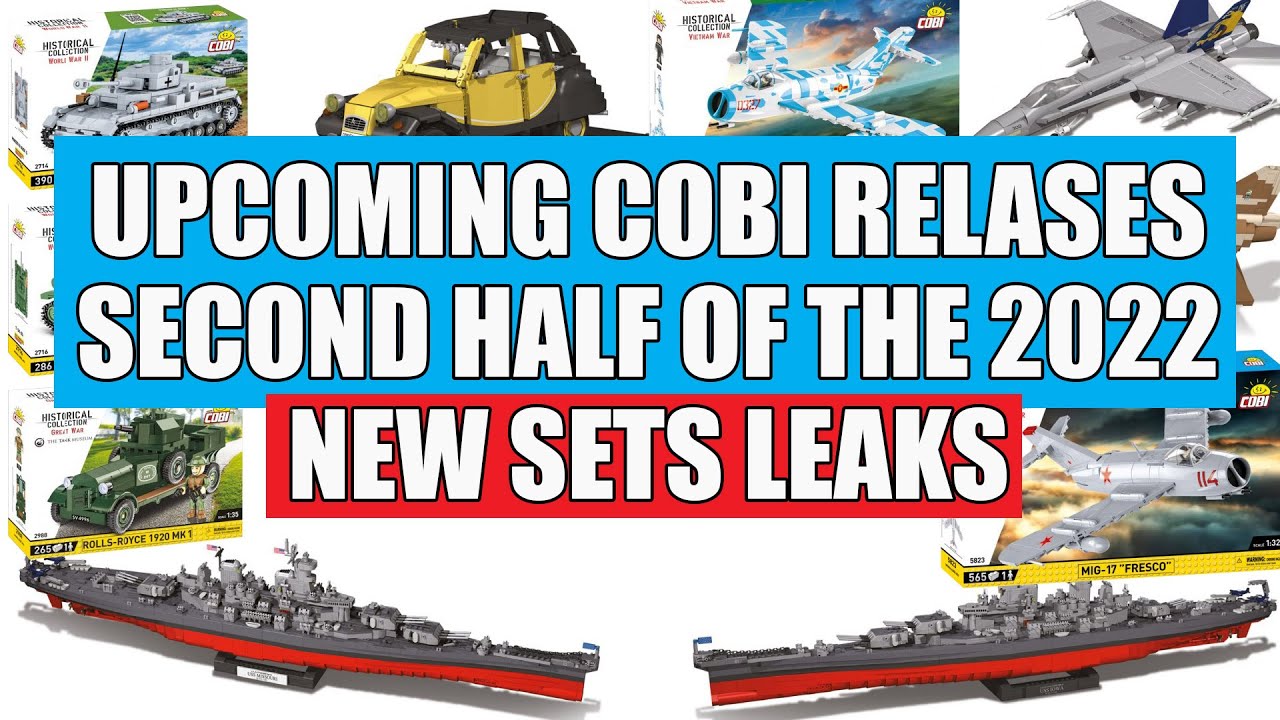 COBI leaks in upcoming releases for the second half of the 2022