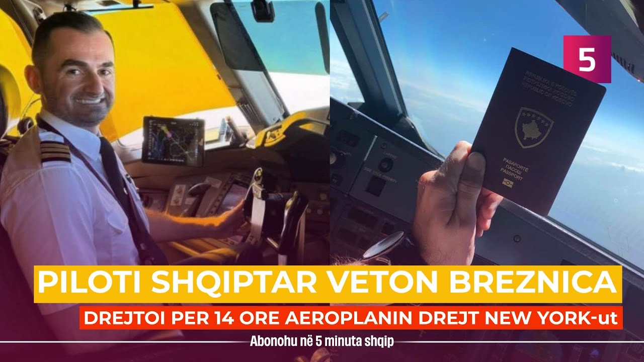 Piloti kosovar Veton Breznica, krenar q&euml; fluturoi pak minuta mbi qiellin e Kosov&euml;s teksa po shkonte