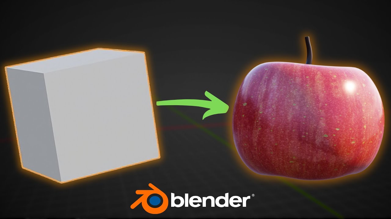 Stw&oacute;rz jabłko w Blenderze w 1 minutę!