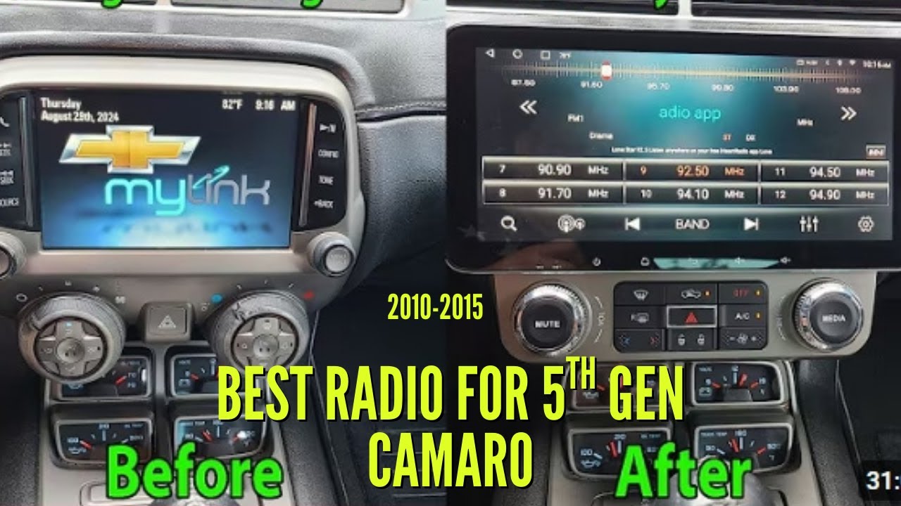 BEST RADIO FOR 2015 CAMARO!  WITH APPLE/ANDROID CAR PLAY!