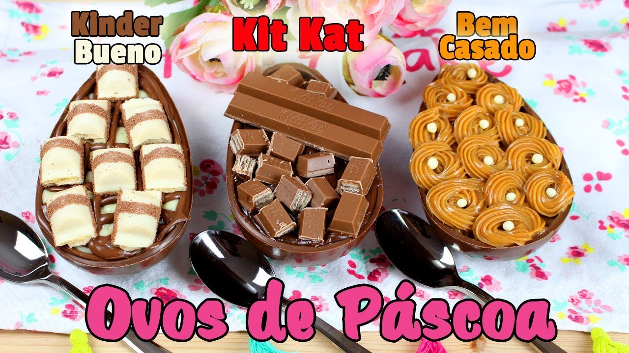 Ovos de Páscoa 2018 | Como Fazer Ovos de Páscoa de Colher Fácil | Cakepedia