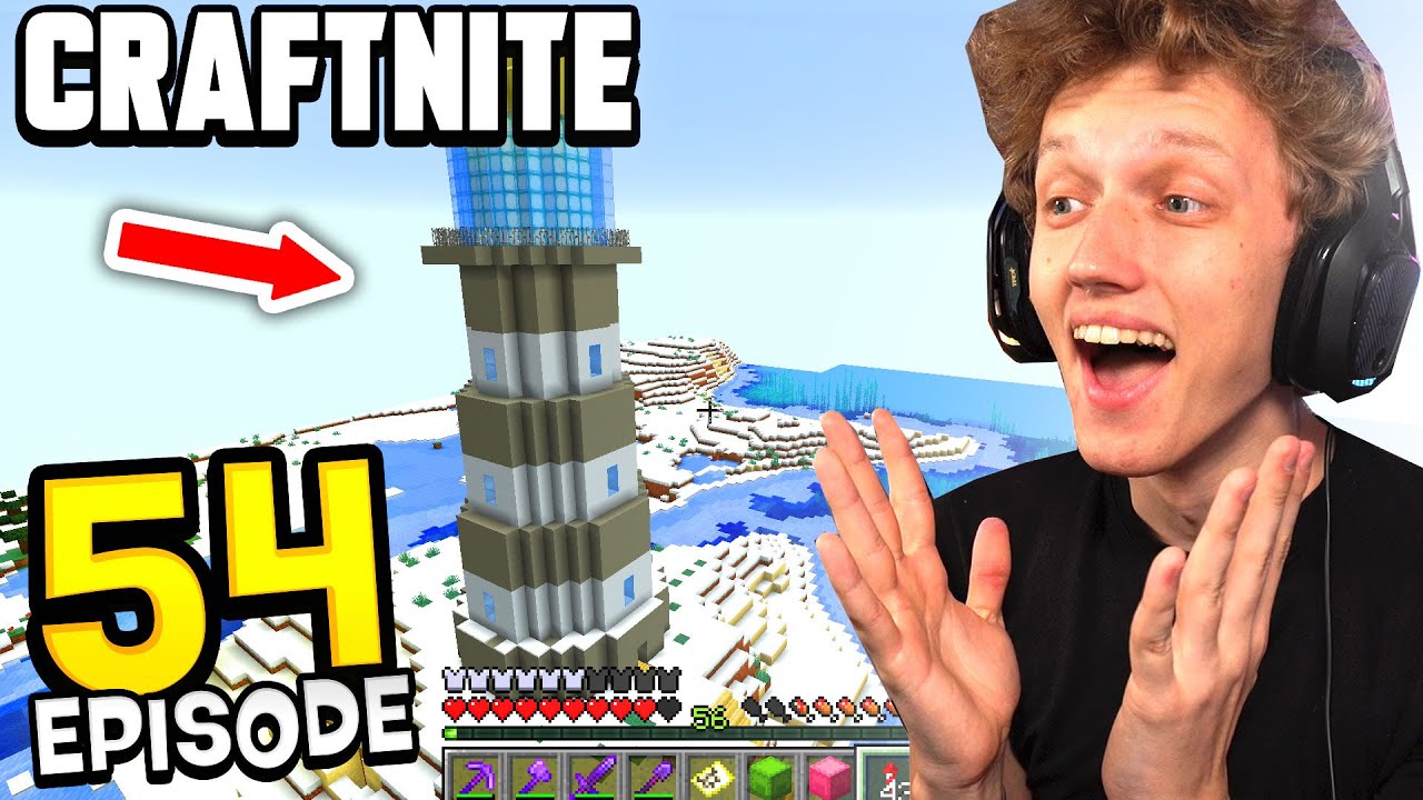 Craftnite: Episode 54 - WE BUILT A LIGHTHOUSE... (mega base upgrades)