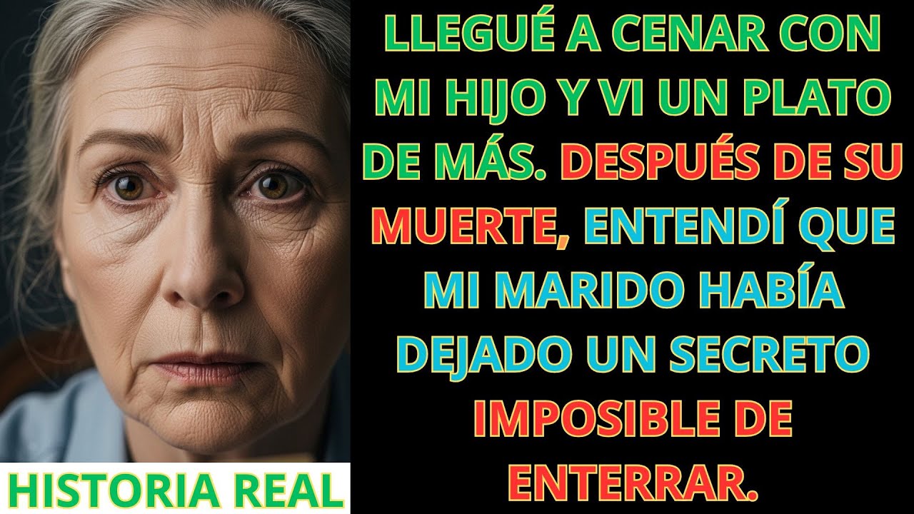 Mi esposo murió hace dos años… pero una cena con mi hijo reveló una verdad que jamás debí descubrir