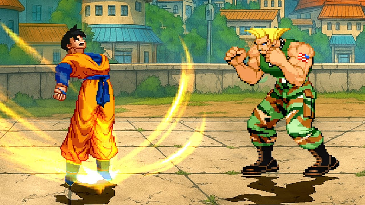 Future Gohan Vs. Guile - Soldier Meets Saiyan