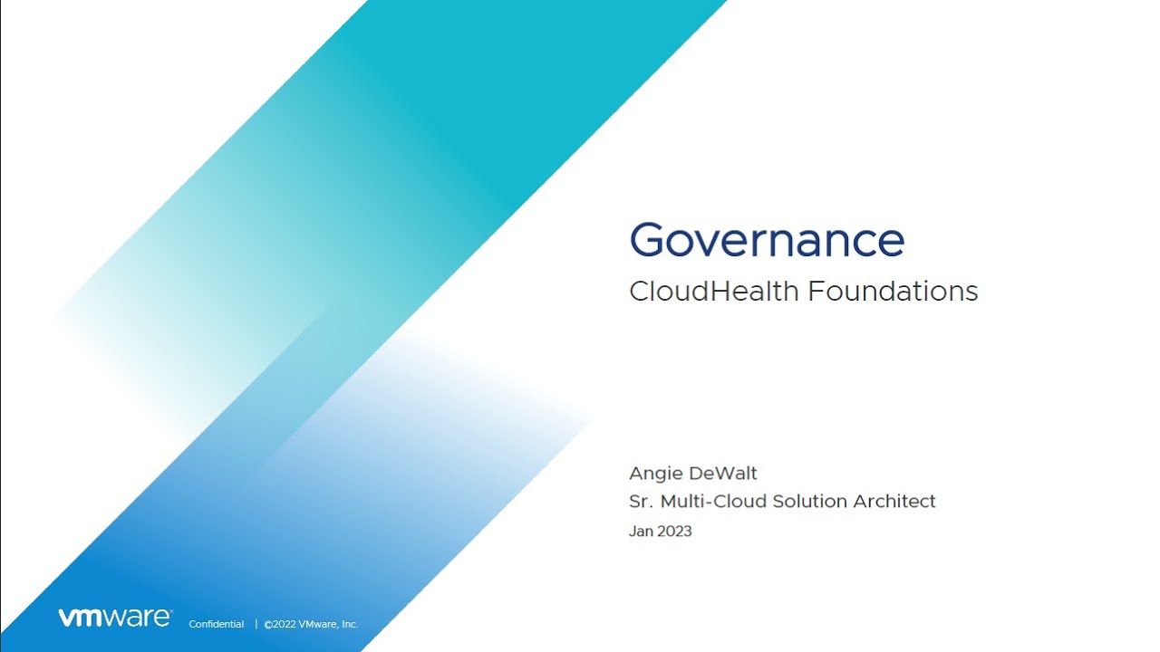 CloudHealth Foundations: Governance