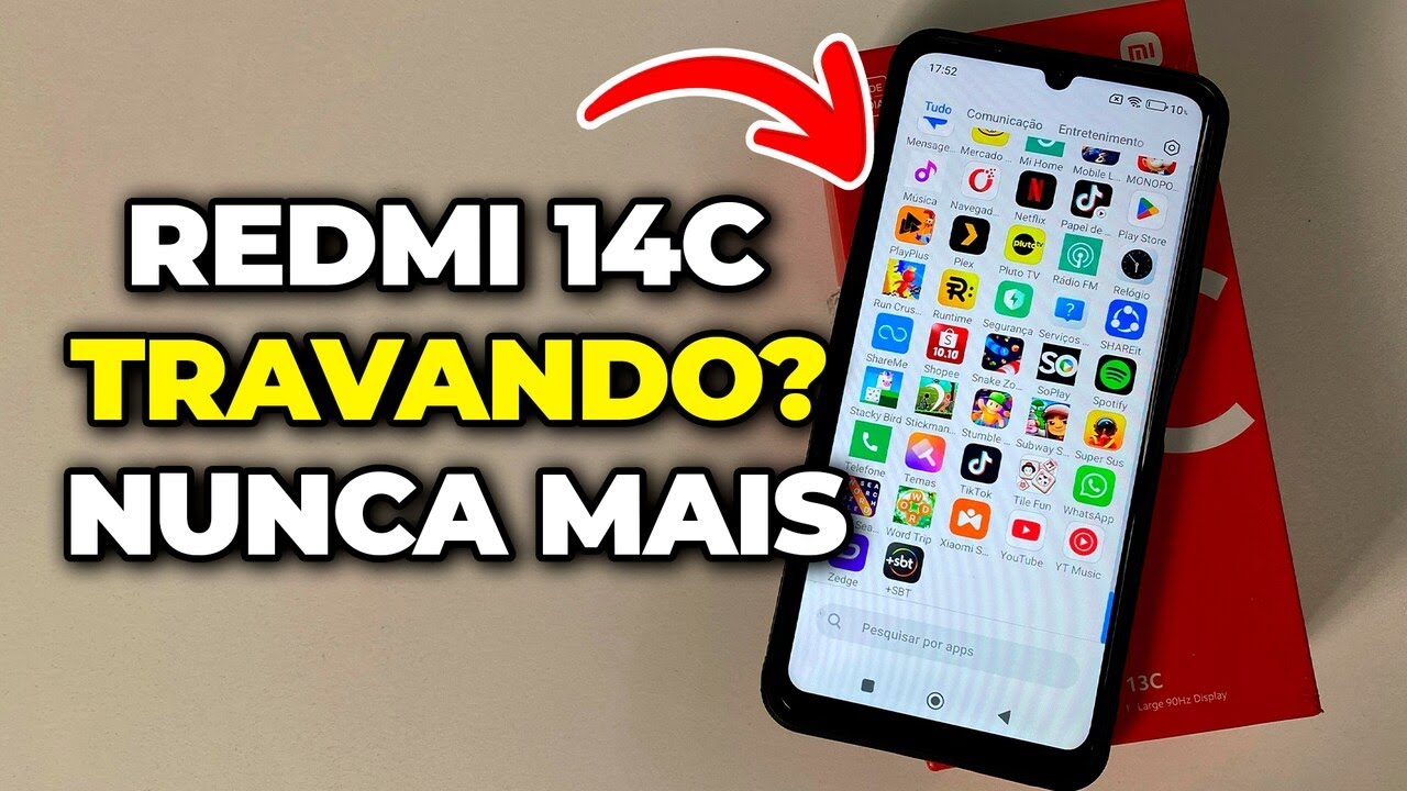 REDMI 14C LENTO E TRAVANDO? FA&Ccedil;A ISSO AGORA!