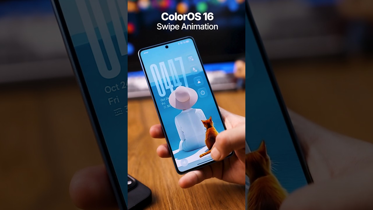 ColorOS 16 Swipe Animations 😍