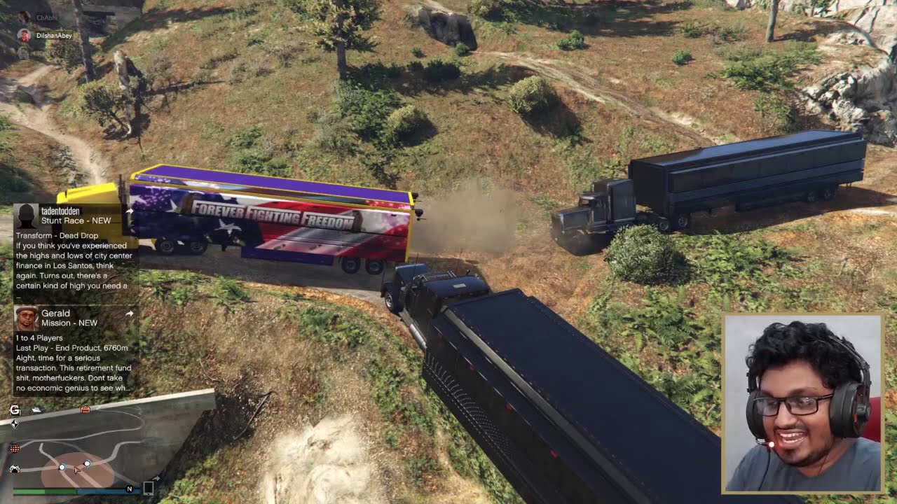 GTAV Cross S03 EP06 : බරම ලොරියෙන් කඳු නැග්ගා