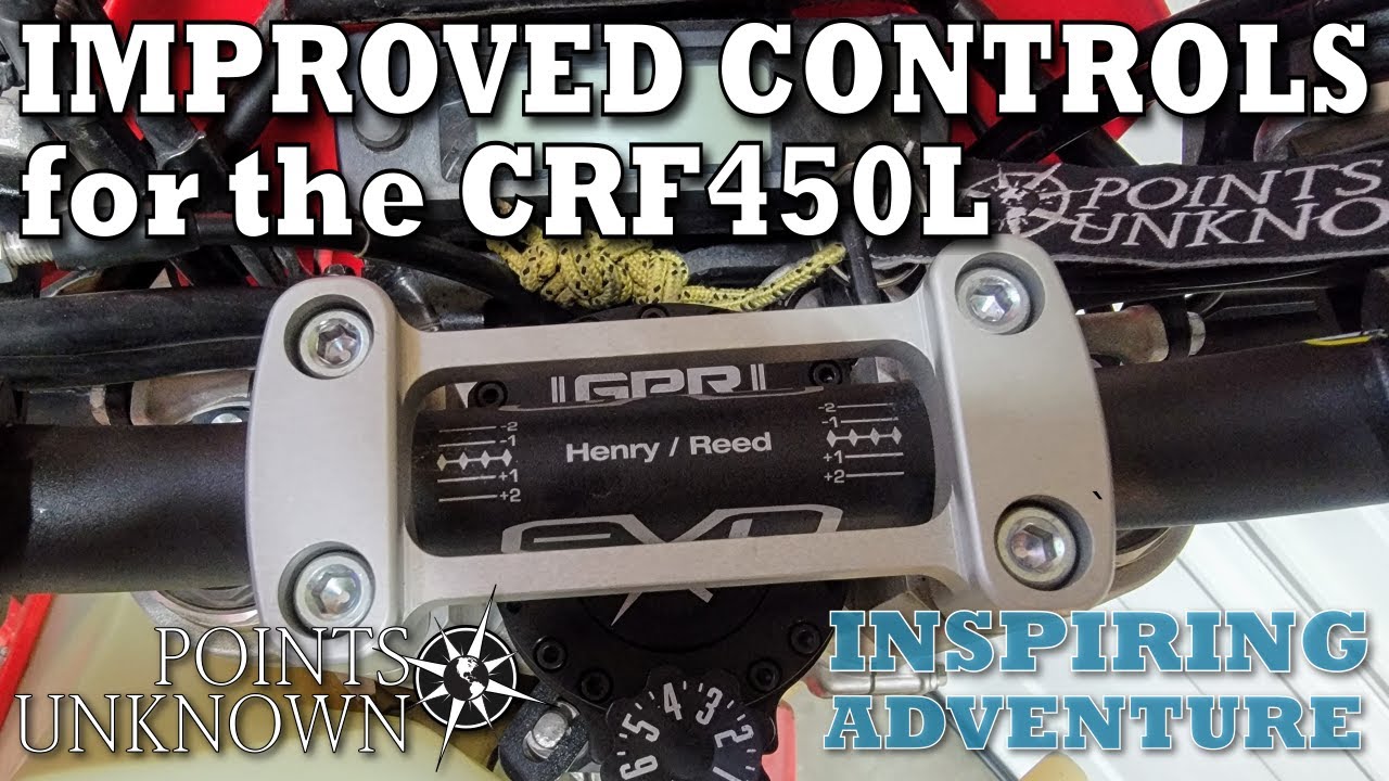 GPR V5 Steering Stabilizer Install on a Honda CRF450L (GPR V5D)
