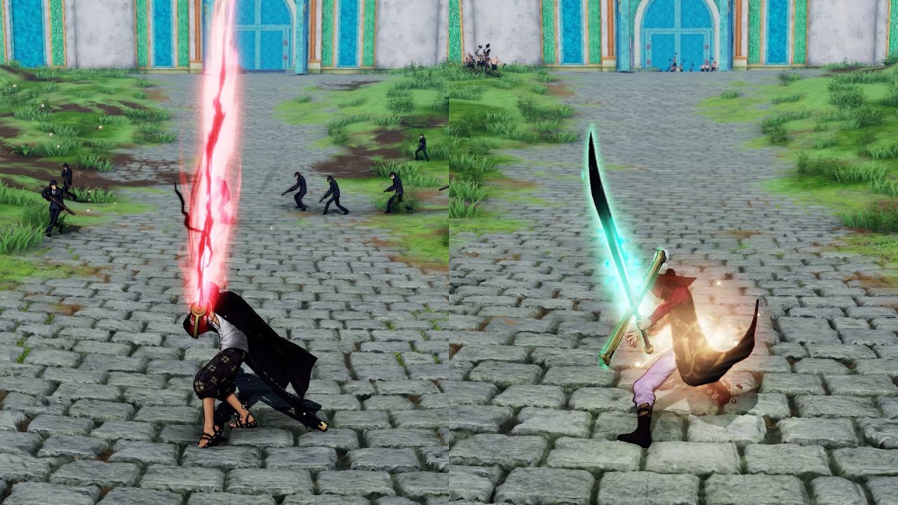 One Piece Pirate Warriors 4 - All Shanks and Mihawk (Rivals) Complete Moveset