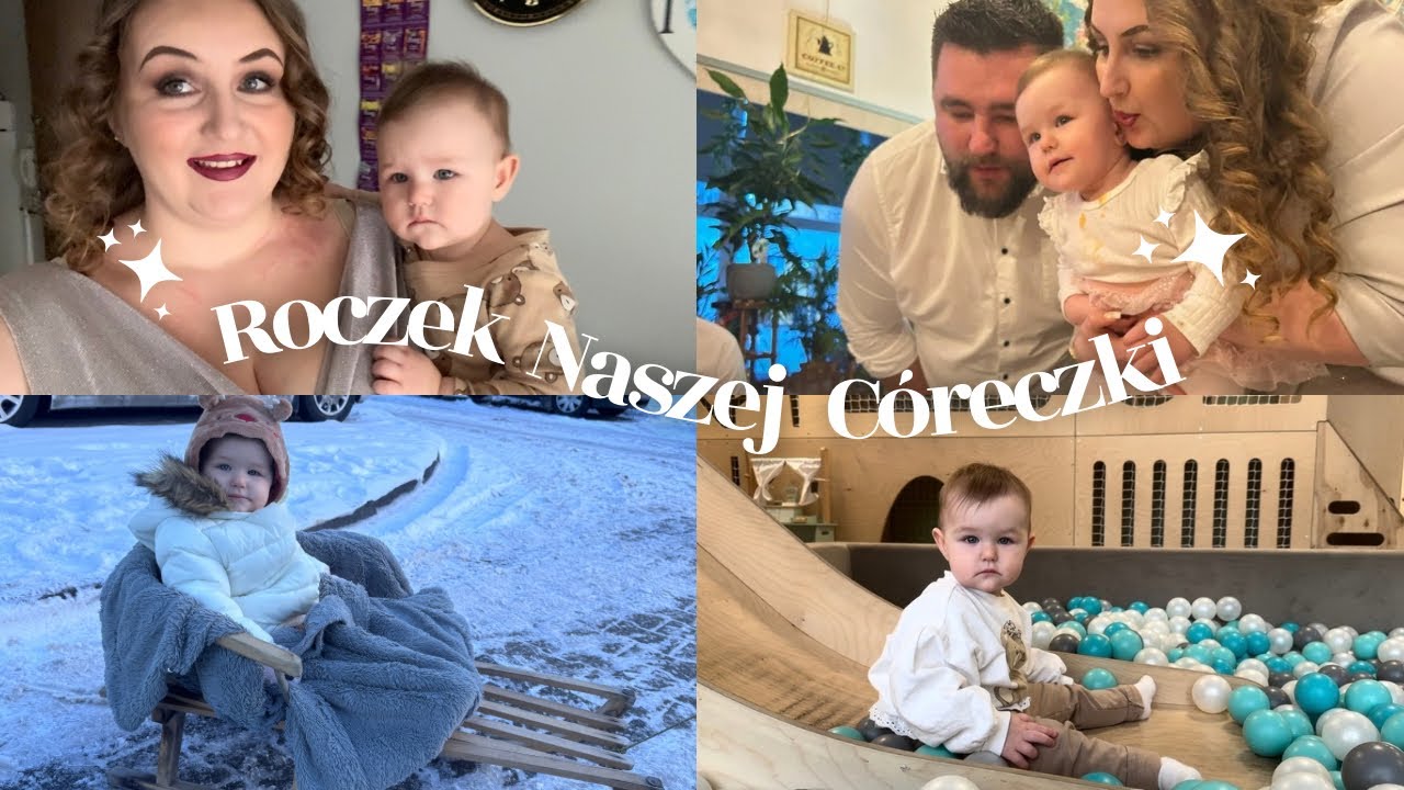 Vlog: Roczek naszej córeczki, pierwsze sanki i sala zabaw 