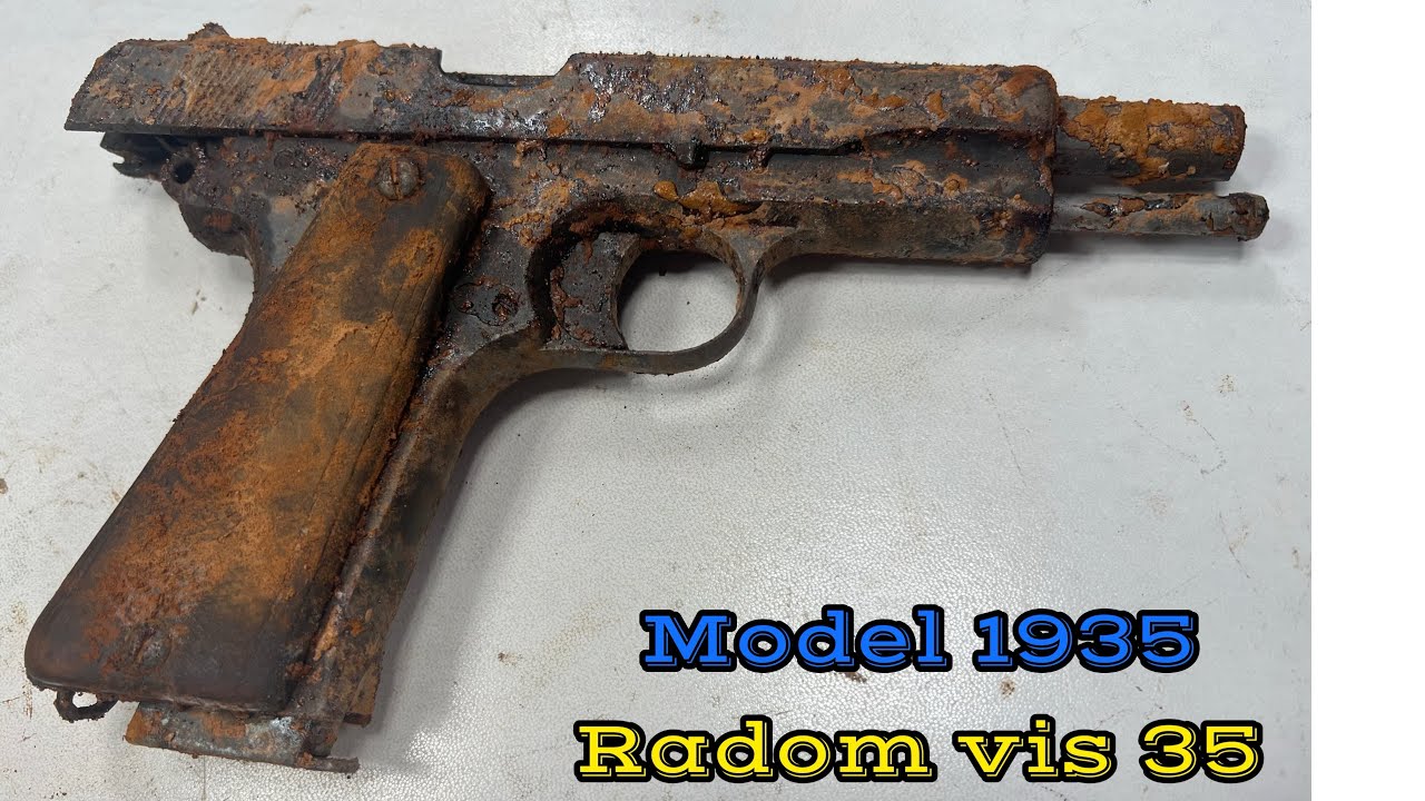 Old pistol | Radom vis 35 review | polish vis 35 | German Marked |Radom vis 35 9mm gun restoration