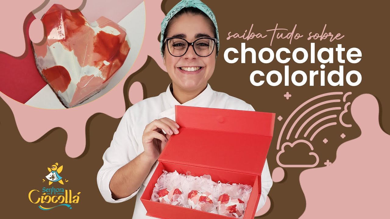Saiba tudo sobre chocolate colorido | Aprenda a usar manteiga de cacau como tinta comestível