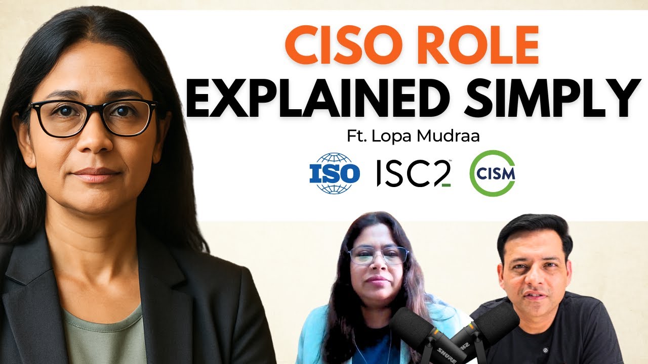 CISO ROLE EXPLAINED: The Most Critical Role | Lopa Mudra | narad.io | The Compliance Playbook