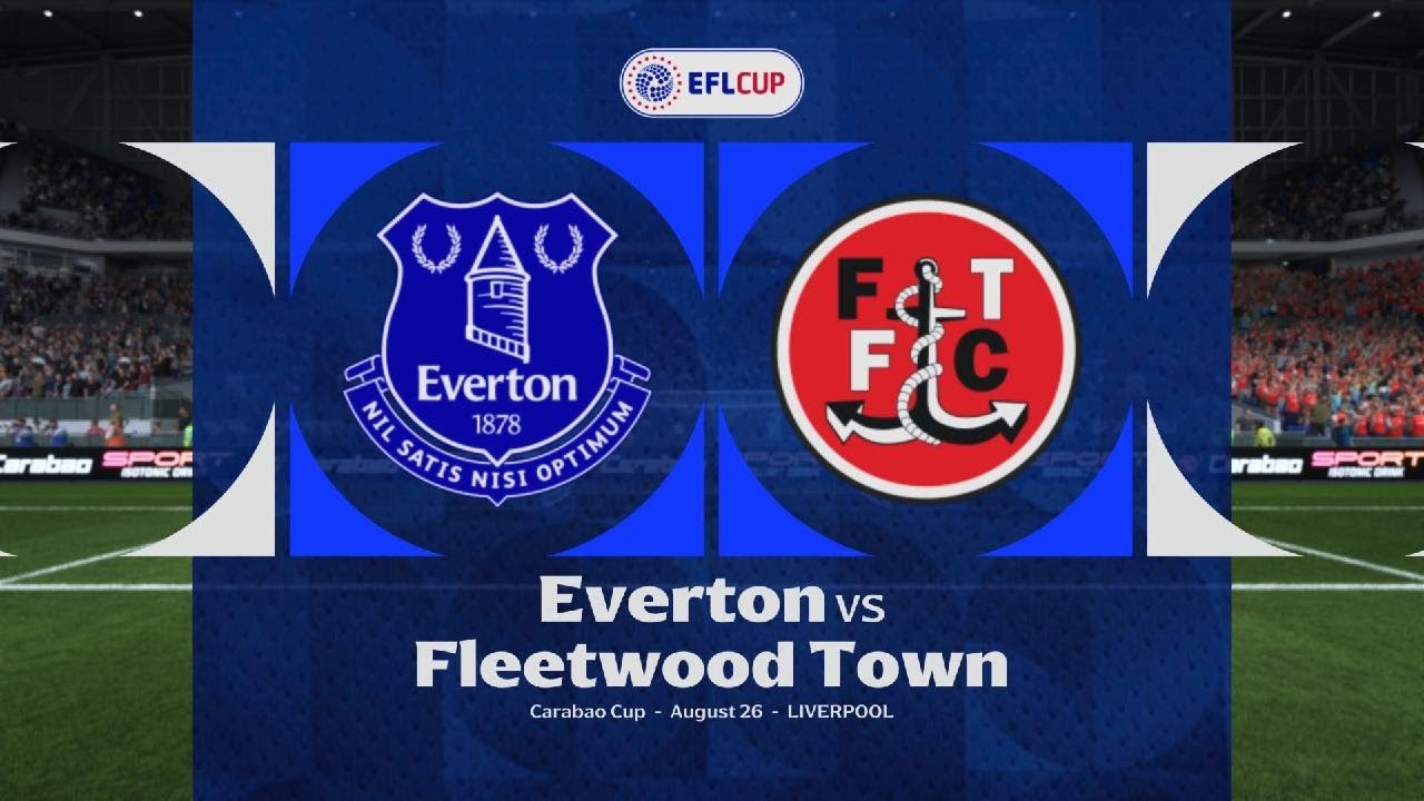 EA SPORTS FC 26: Fleetwood Town V Everton