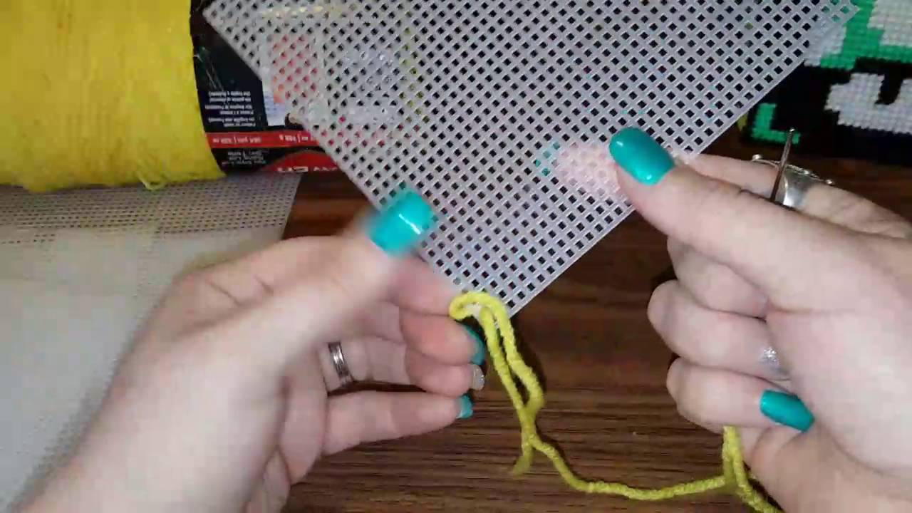 Plastic canvas tutorial - how to basics