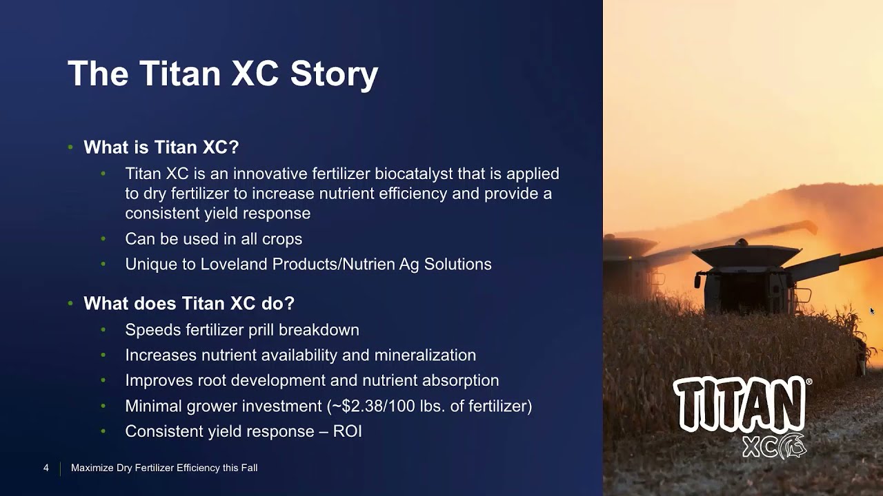 Titan XC: A Tool for Maximizing the Efficiency of Dry Fertilizer