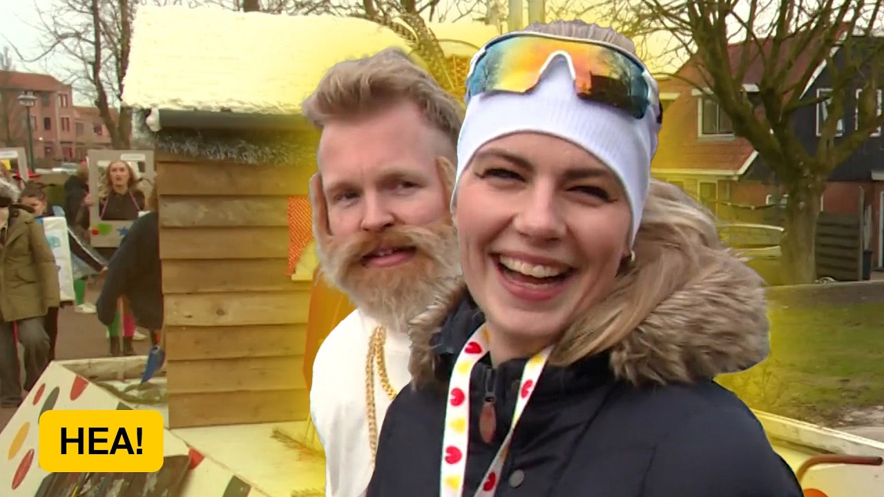 Verkleed als Jutta en Jake Paul carnaval vieren in Blauhús | HEA!
