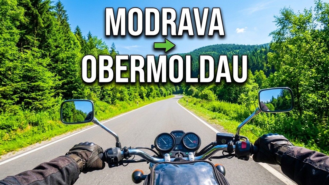 2020 - Šumava Grenz Erfahrung (5) Modrava nach Obermoldau