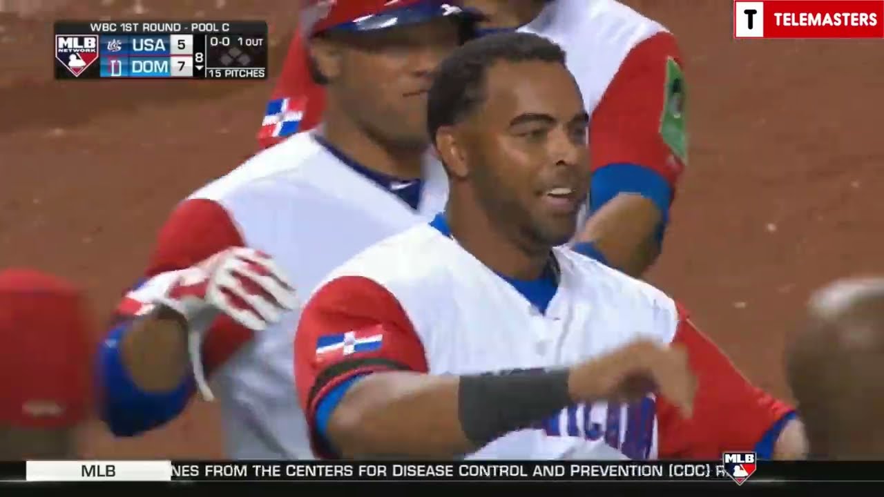 USA vs Dominican Republic  2017 World Baseball Classic 1st Round  WBC Highlights