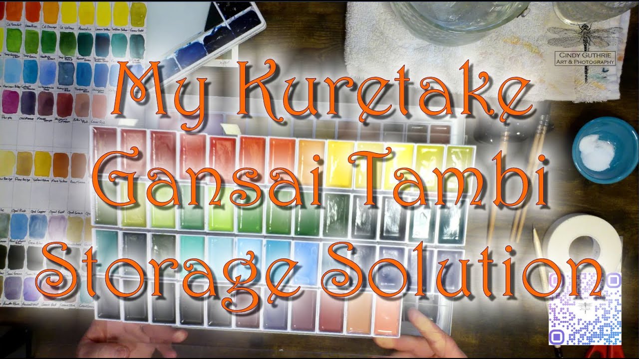 EASY & INEXPENSIVE Kuretake Gansai Tambi Storage Solution  with room to grow!