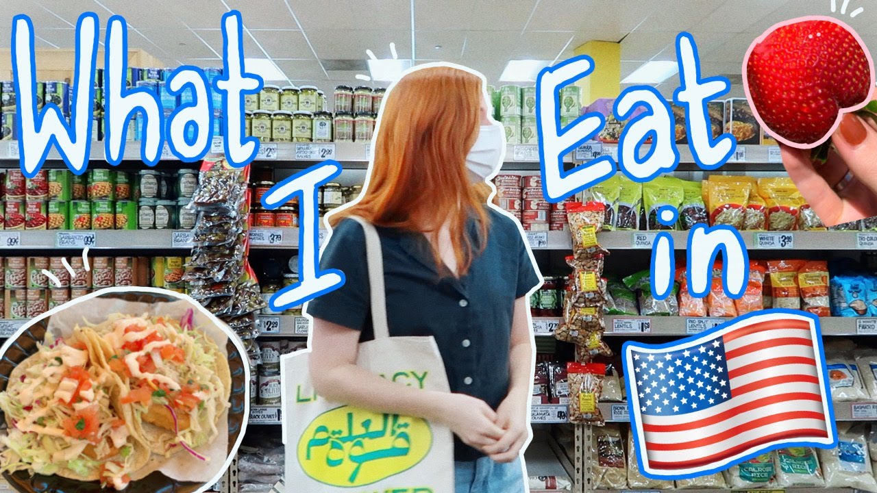 what i eat in a few weeks at home in california 🍓 cooking and grocery shopping USA VLOG