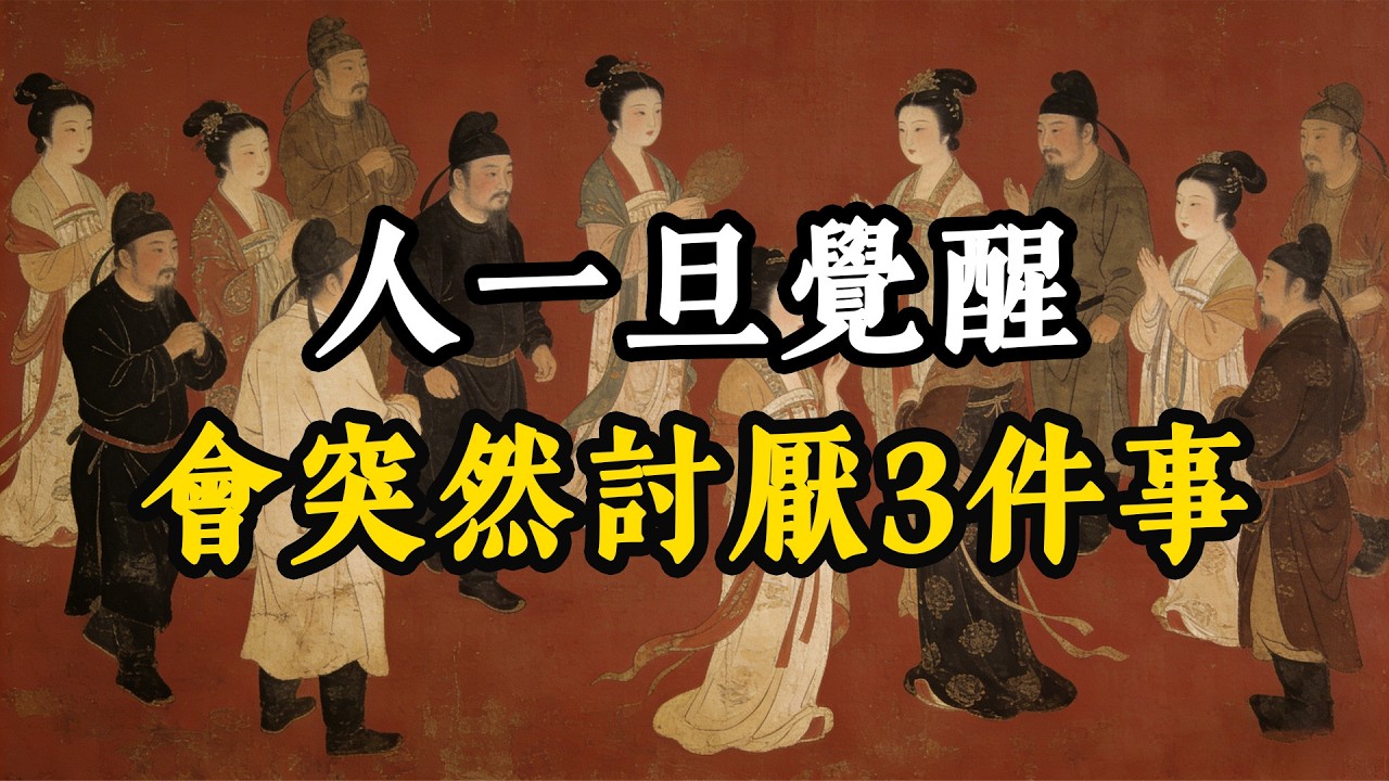人一旦覺醒，會突然討厭3件事#处世智慧 #人生感悟 #生意思维 #认知 #情感 #事业 #自我成长 #正能量 #成功思维模式 #人情世故