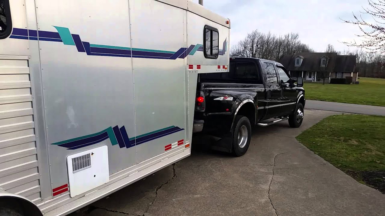 Hauling the horses.